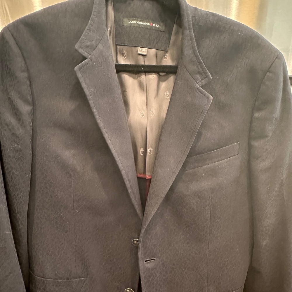 John Varvatos textured-design Blazer